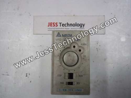 DELTA ELECTRONICS VFD-L VARIABLE SPEED AC MOTOR CONTROLLER REPAIR - JESS MALAYSIA