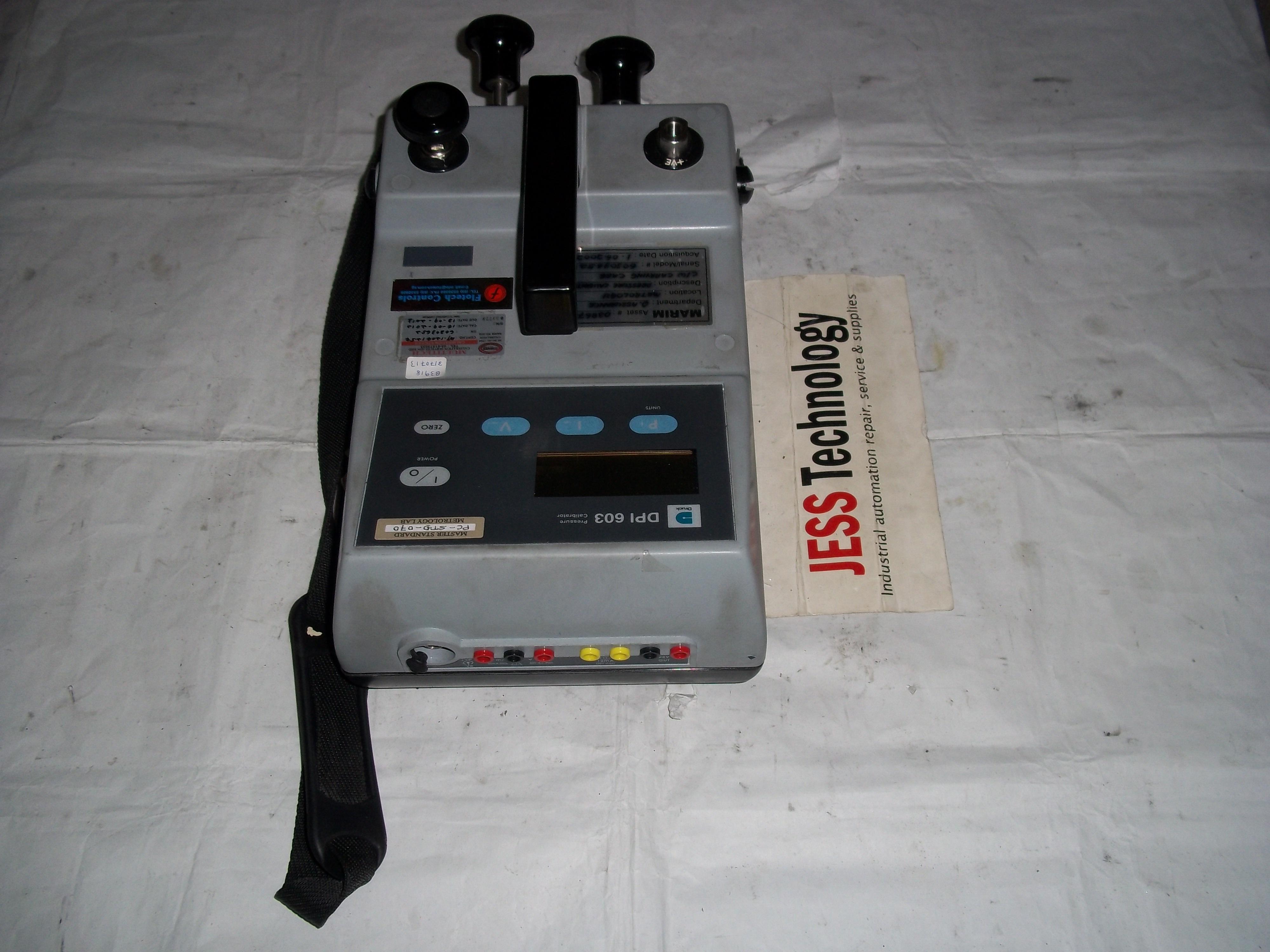 JESS Repair DRUCK DRUCK DPI 603 PRESSURE CALIBRATOR PCSTD070 in